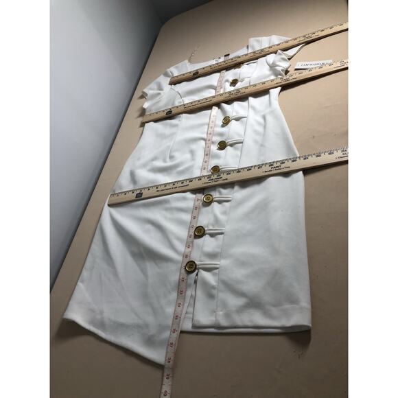 Shelby & Palmer Women Dress 14P Whimsigoth Cap Ivory Sleeve Fairy Core Mob Wife - Picture 8 of 9